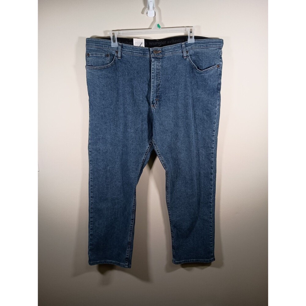 Wrangler Authentics Mens Medium Comfort Flex Waist Relaxed Fit Jeans 42 x 29 NWT